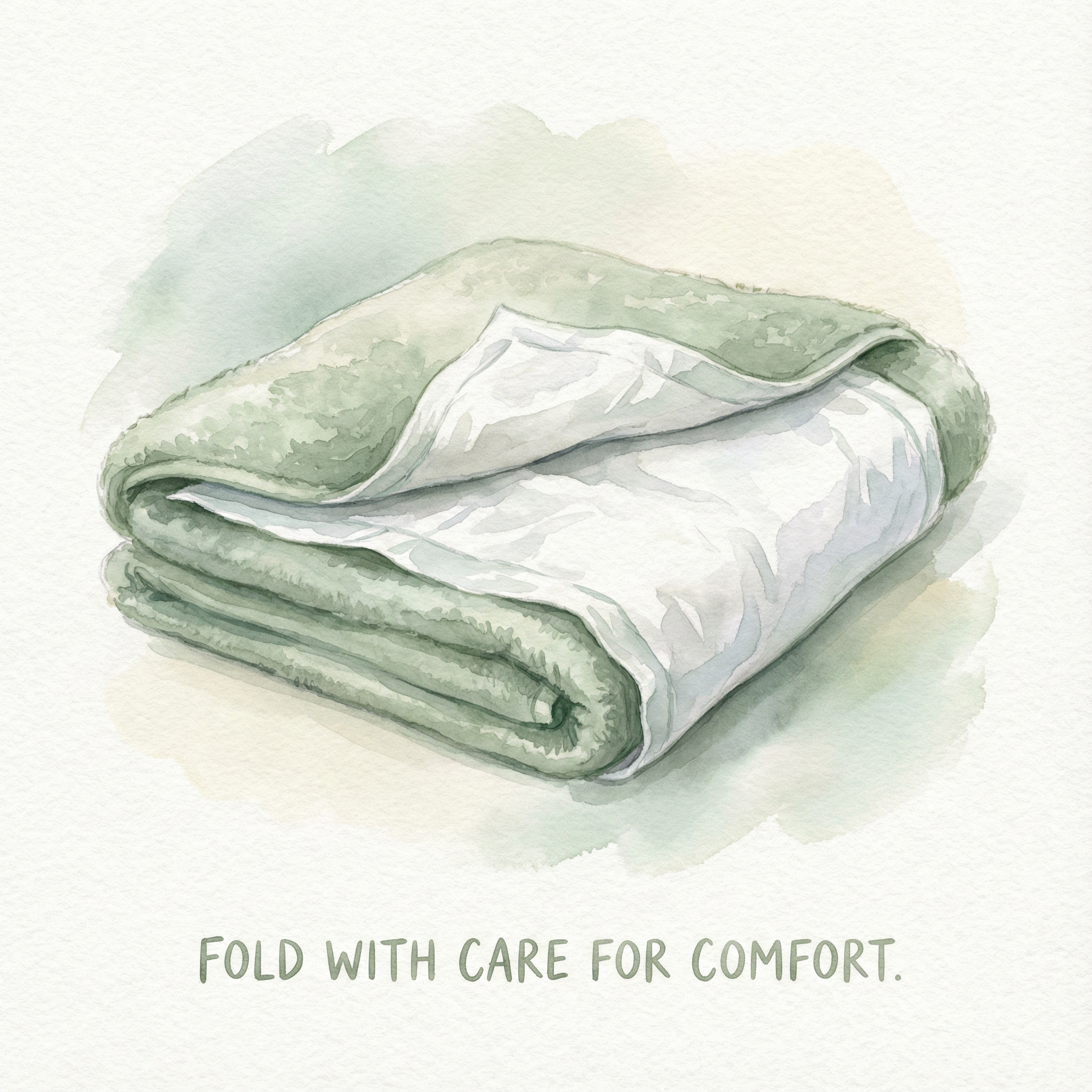 枕とタオルの準備